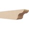 Ekena Millwork 4in. W x 4in. H x 16in. L Carmel Woodgrain TimberThane Rafter Tail, Primed Tan RFTUR04X04X16CARRCPR - alternate 1